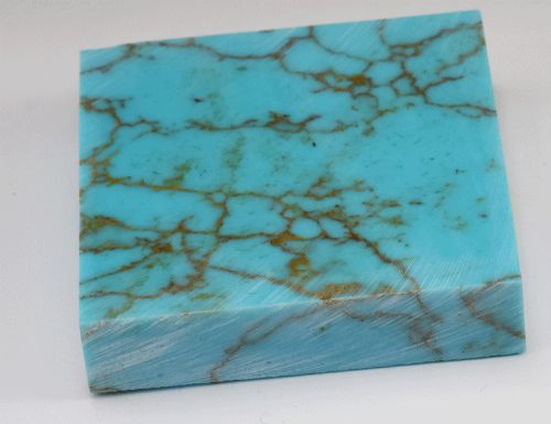 Arizona Turquoise Tru-Stone Block - 0.49